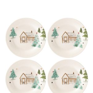 Lenox Balsam Lane 4-Piece Tidbit Plate Set