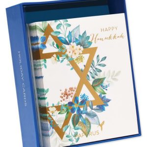Papyrus Christmas Boxed Cards Prelude Cropped Star David