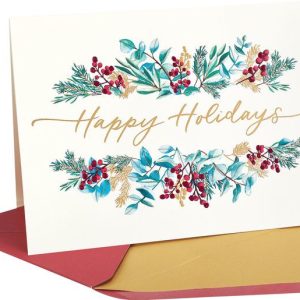 Christmas Boxed Cards Aria Holiday Greenery
