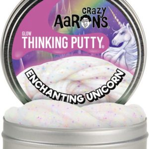 Crazy Aaron's Enchanting Unicorn Glow-in-the-Dark Thinking Putty 4" Tin