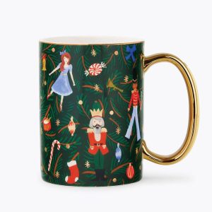 Rifle Paper Co. Evergreen Nutcracker Mug