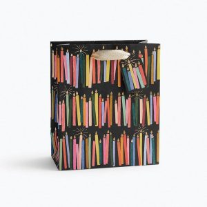 Rifle Paper Co. Birthday Candles Medium Gift Bag