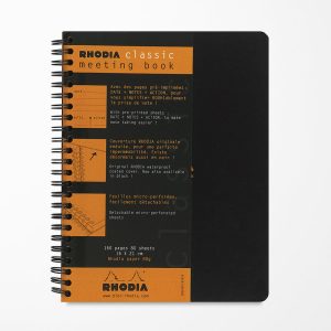 Rhodia Spiral A5+ Meeting Book