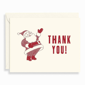 Santa Thank You Holiday Card Set