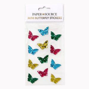 PaperSource Mini Butterfly Sticker Sheet