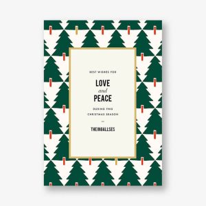 Tree Tessellation Greeting Card