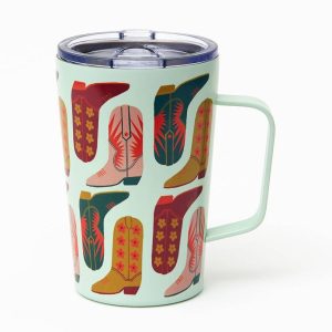 Cowgirl Boots Travel Coffee Mug