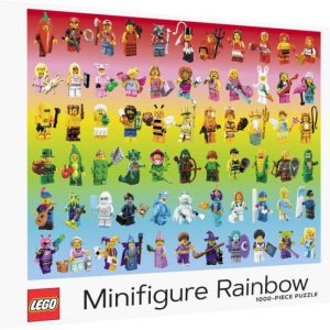 LEGO Minifigure Rainbow 1000-Piece Puzzle