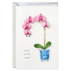 You Grow More Beautiful Every Year Birthday Card