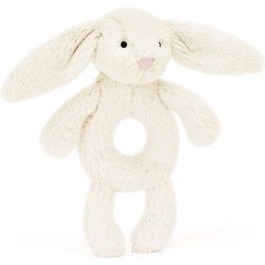 Jellycat Bashful Bunny Ring Rattle - Cream