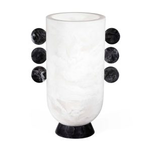 Como Black & White Disc Urn
