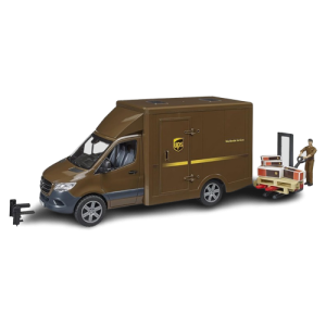 Bruder MB Sprinter UPS Delivery Van 02678 with Driver and Accessories Toy Vehicle