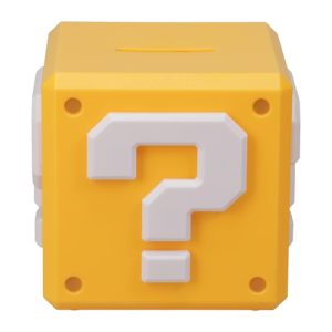 Paladone Super Mario Question Block Money Box Official Licensed Kids Room Decor Coin Bank
