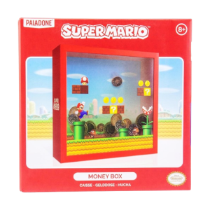 Paladone Super Mario Arcade Money Box Official Licensed Nintendo Piggy Bank for Kids Room Decor