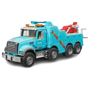Bruder Mack Granite Heavy Rescue Wrecker Tow Truck 02831 with Light and Sound Module Recovery Vehicle Toy