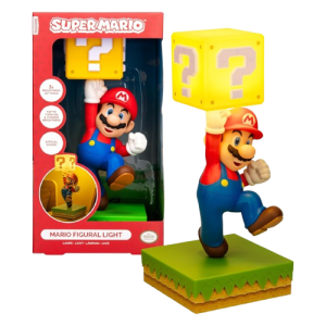 Super Mario Diorama Light – Tap-Activated LED Gaming Lamp with Sound